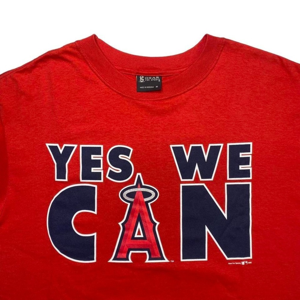 Vintage‎ 2000s Anaheim Angels x Yes we can baseball shirt